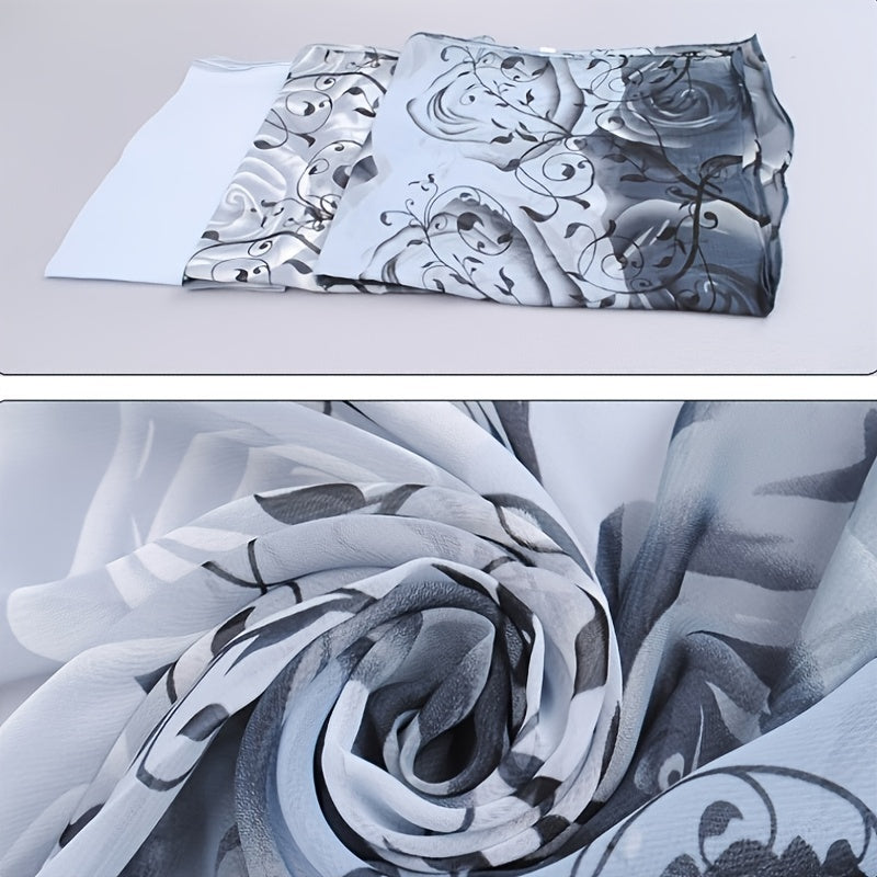 Fashionable Chiffon Scarves for Spring And Summer, Women'S Summer Sun Protection Shawls,