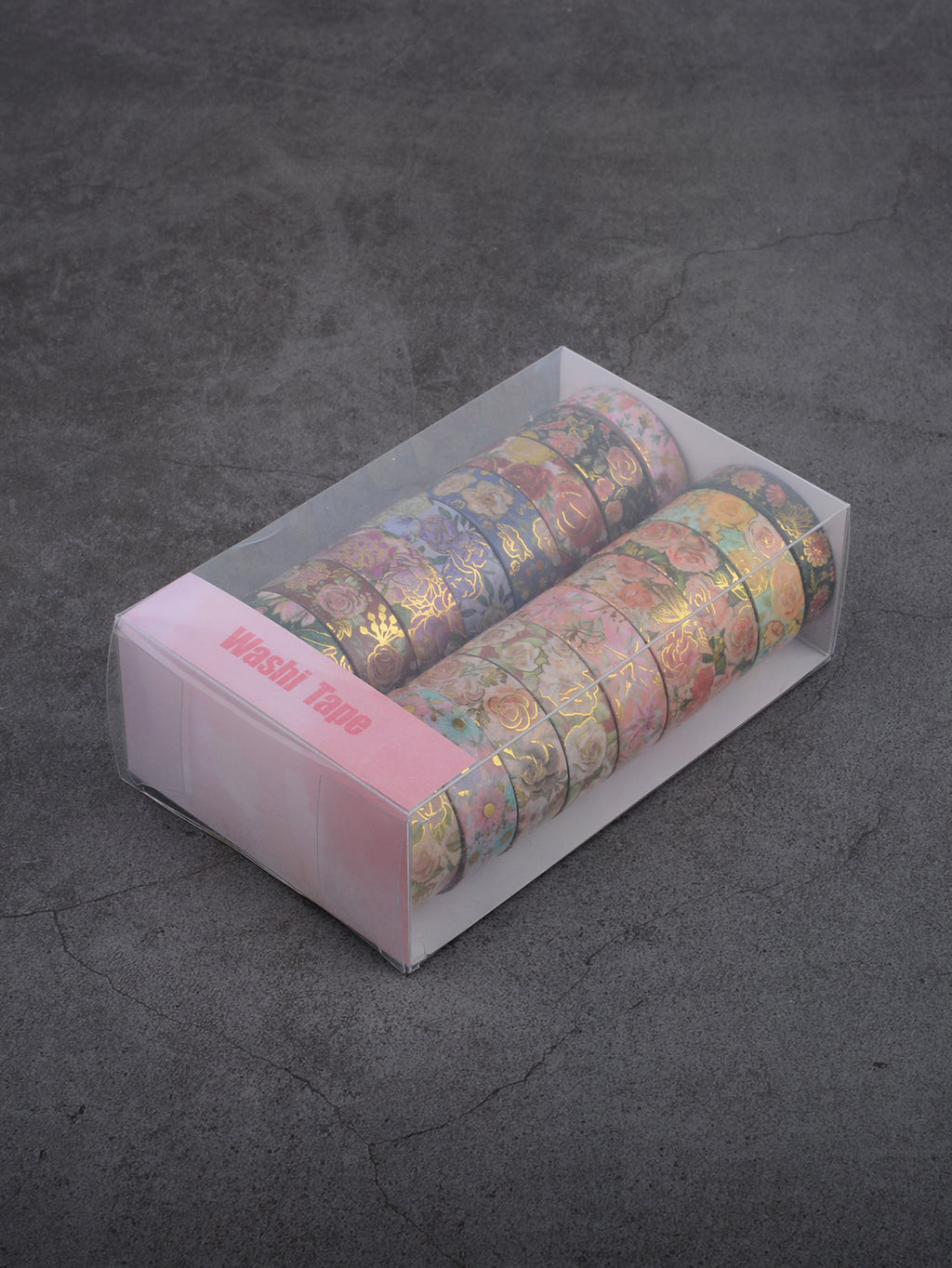18 Rolls of Vibrant Floral Pattern Washi Tape - Perfect for Crafting, Scrapbooking, and DIY Projects - 3m/118in Long, Non-Waterproof, Easy to Tear and Reusable