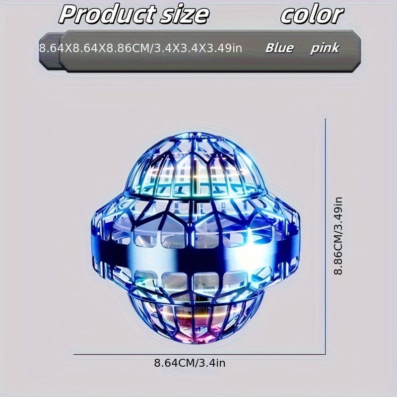Third Generation Intelligent Sensing UFO, Automatic Spinning Aerocra, Charging, Colorful LED, New Strange Toys, Fall Resistant, Outdoor Toys, , Birthday Gifts halloween christmas gift