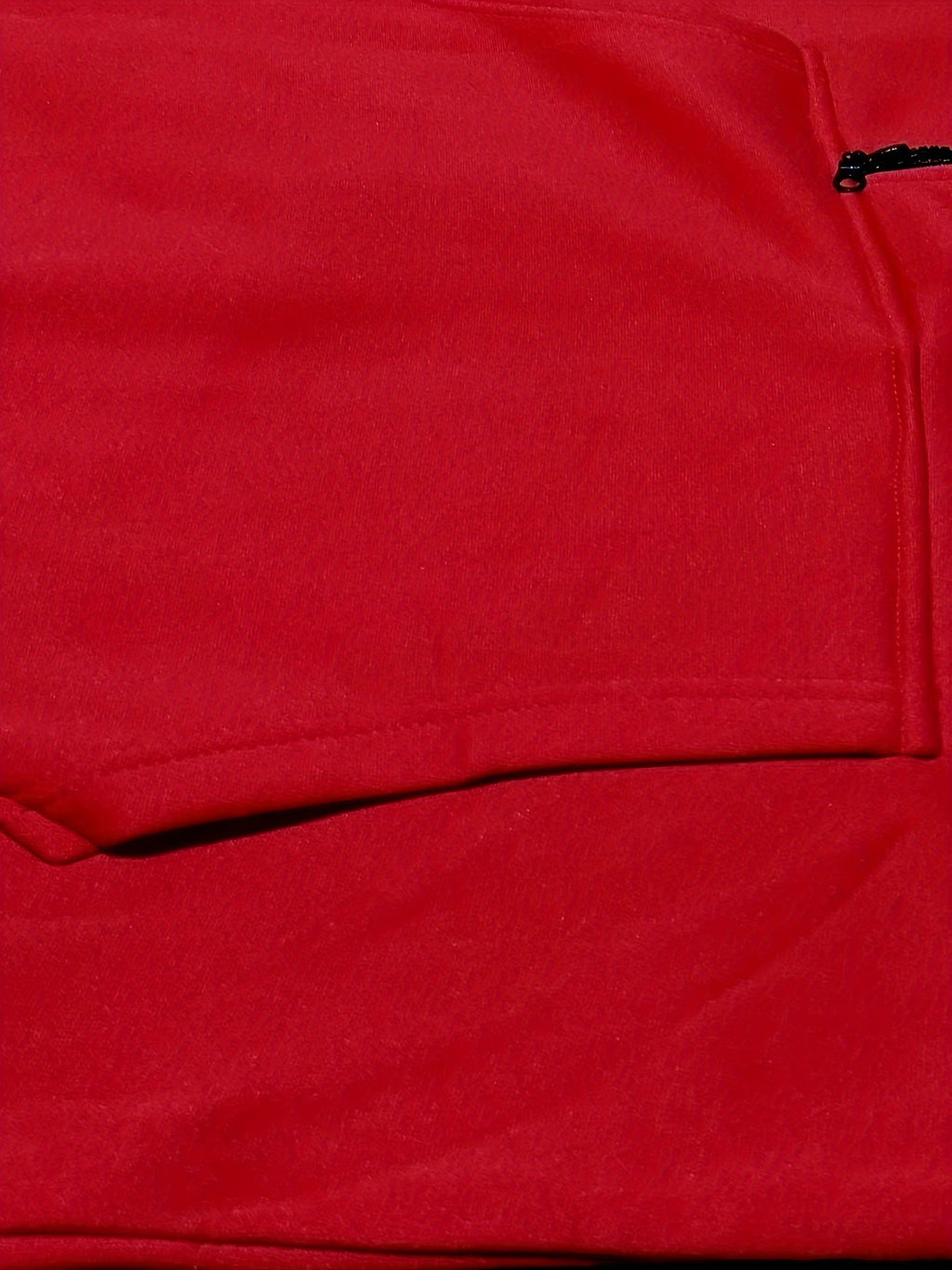 Men's Long Sleeve Letter Print Hoodie Sweatshirt with Kangaroo Pocket, Zipper Sloped Collar, Suitable for Outdoor Sports, Autumn and Winter Fashion