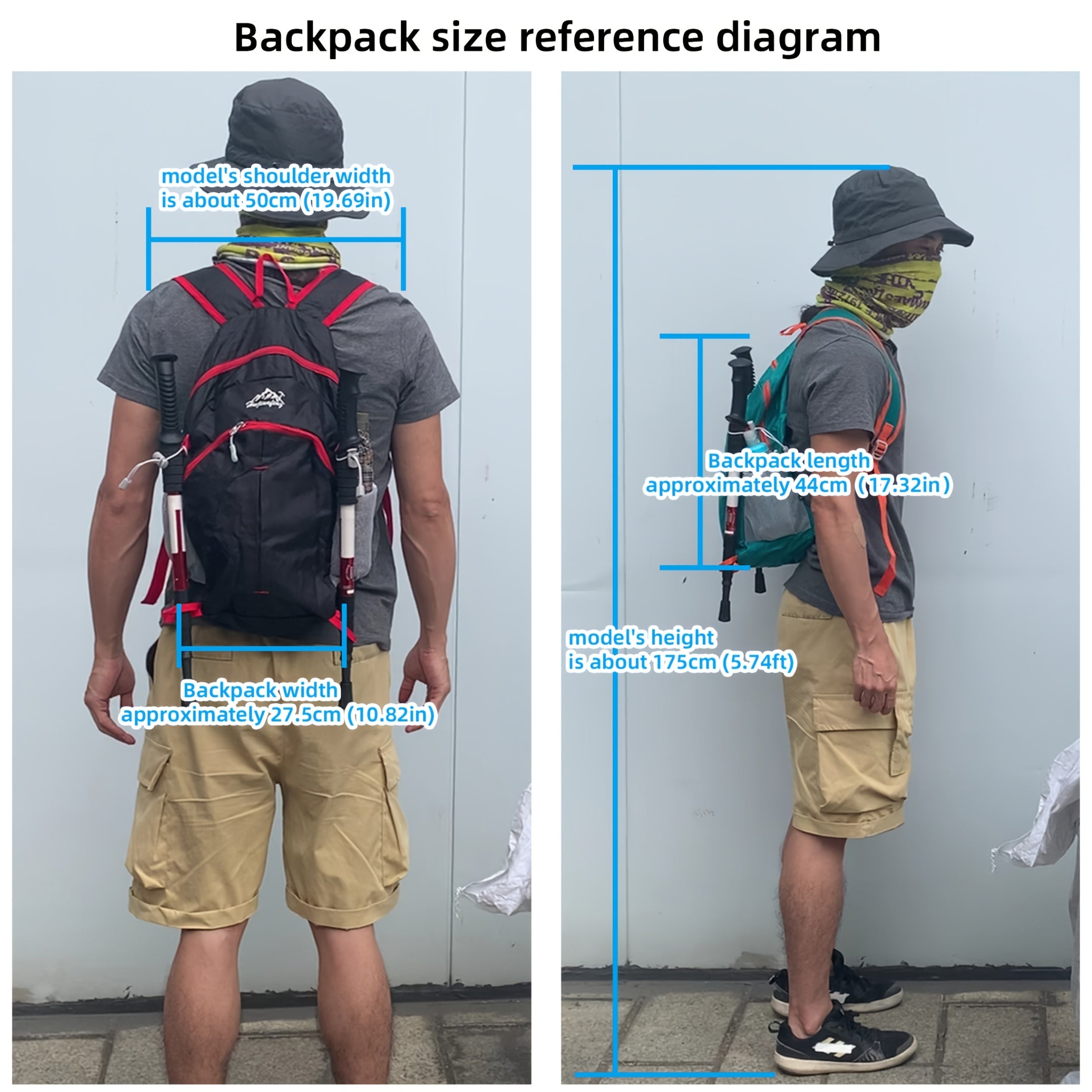 18L Outdoor Sports Backpack Ultra-light Large Capacity Folding Backpack Mountaineering