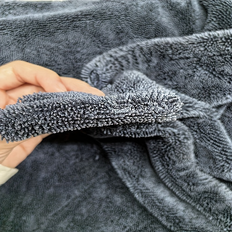 Twist Pigtail Towel Polyester Brocade Cleaning Towel,