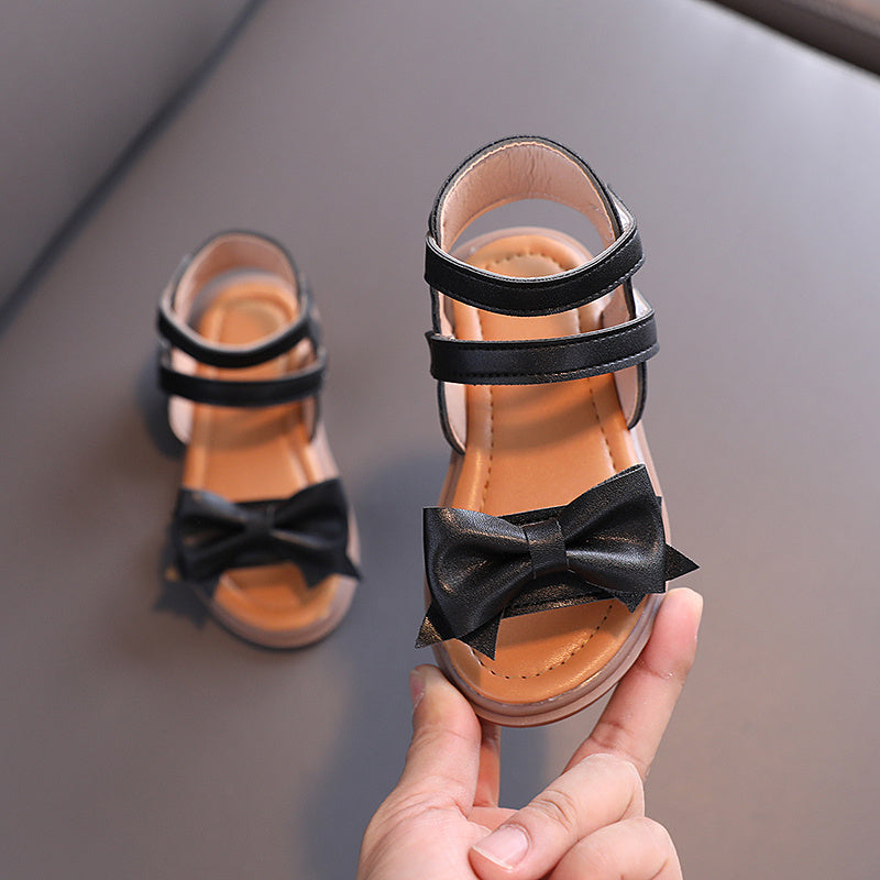 Girls' First Walkers Baby Sandals with Closure Non-Slip Beach Shoe Open-Toe Summer Girl