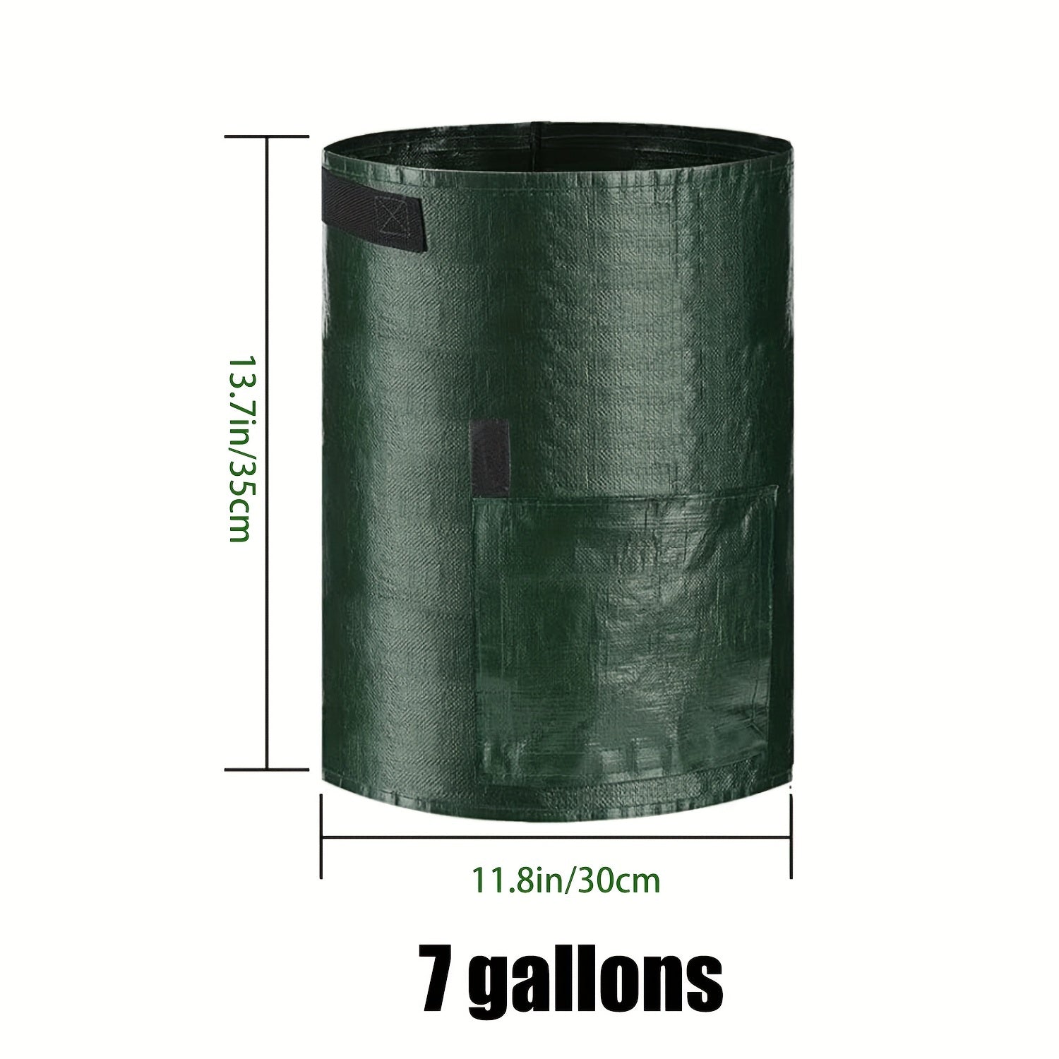 4pcs Potato Grow Bags, Potato Planters With Flap And Handles, Vegetables Garden Planting Bags For Onion, Fruits, Tomato, Carrot (7 Gallon)