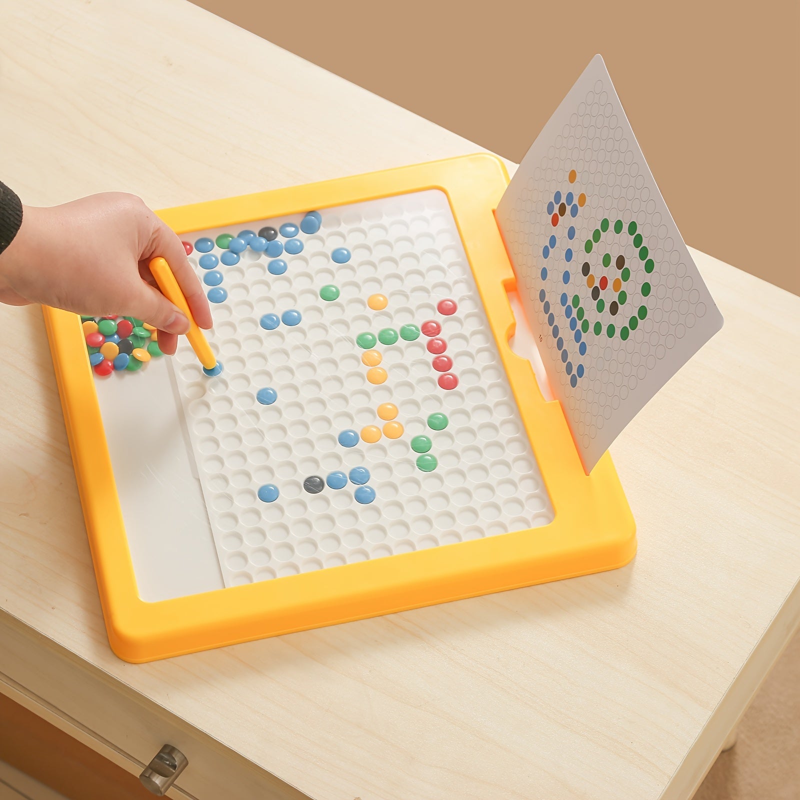 Drawing Board, Cute Pattern On The Double-Sided, Montessori Toys, Improve Picture Colors Recognition Skills