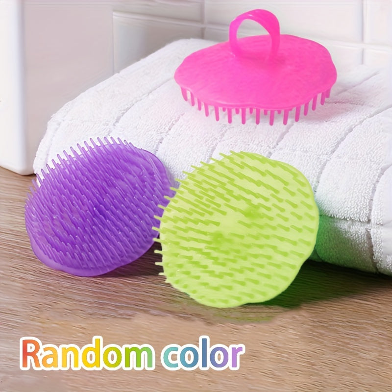 Shampoo Brush Head Scalp Massage Brush Hair Cleaning Brush Plastic Hair Brush For Men And Women