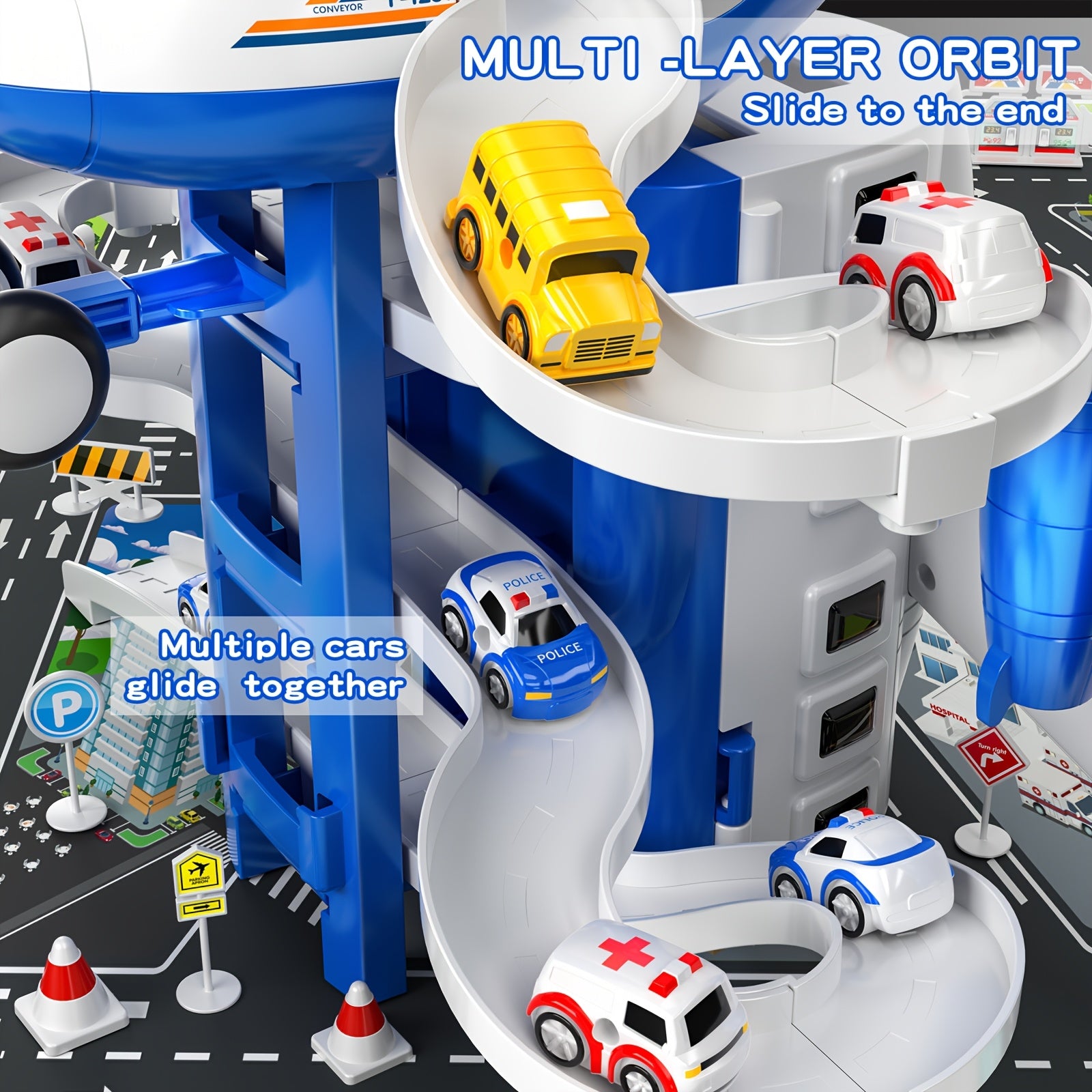 Home Kids Airplane Car Toys Simulation Inertia Aircraft Music Stroy With Light Passenger Plane Diecasts Kids Educational Toy