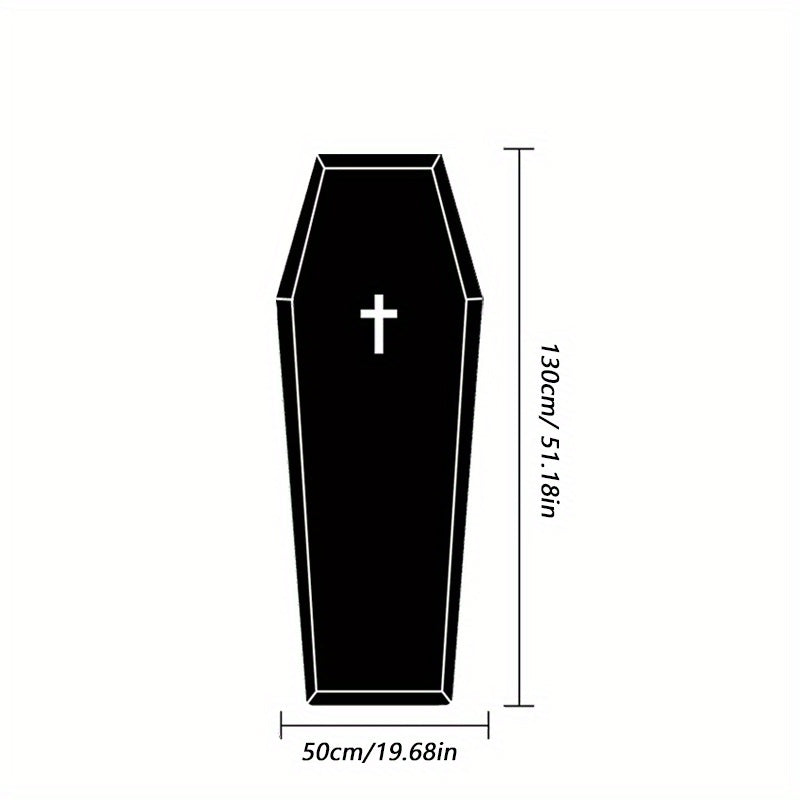 1pc Soft Creative Decorative Rug, Thickened Bedroom Bedside Plush Mat Halloween Cross Light Luxury Living Room Carpet Home Cloakroom Fashion Minimalism Fluffy Rug, Halloween Room Decor Goth