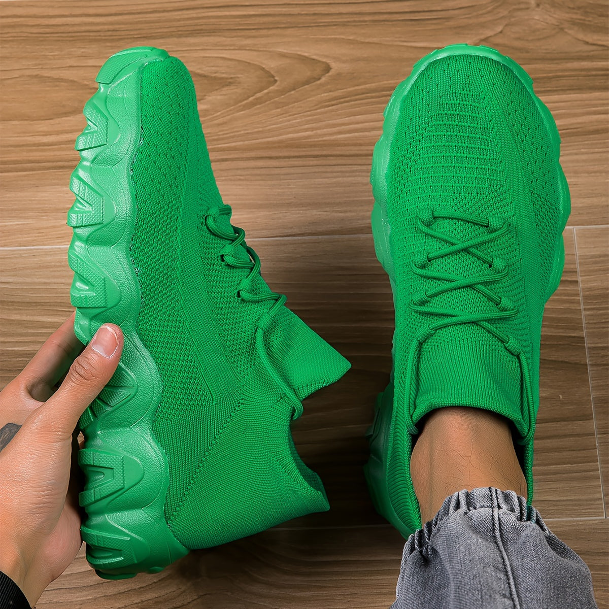 Men'S Casual Sneakers - Breathable Sports & Casual Attire, Athletic Footwear