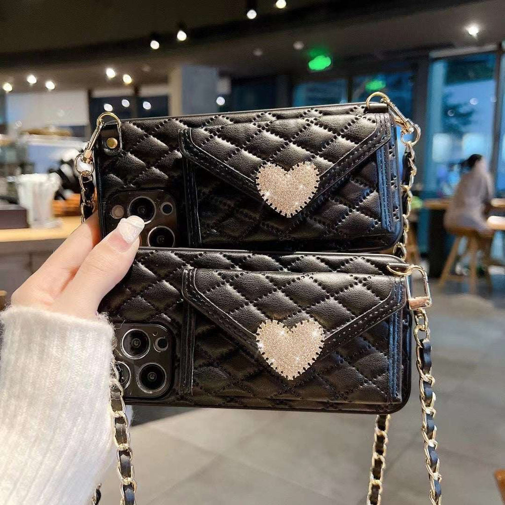 RAMODO Love Diamond Messenger Phone Case