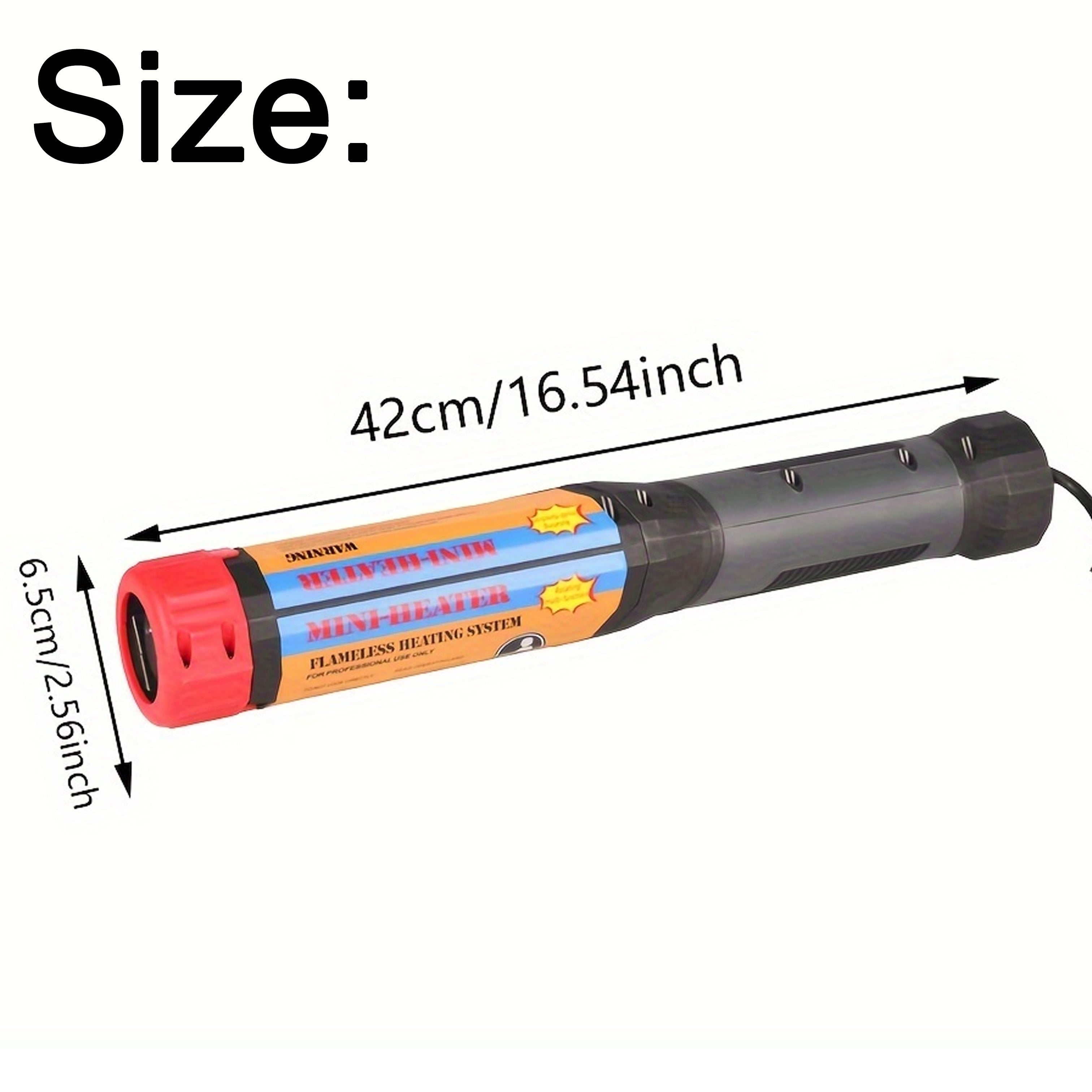 1100W Handheld Magnetic Induction Heater Kit with 8 Coils, Flameless Heat Tool for Automotive Applications, 110-130V Power Supply, US Plug - No Fuel Required