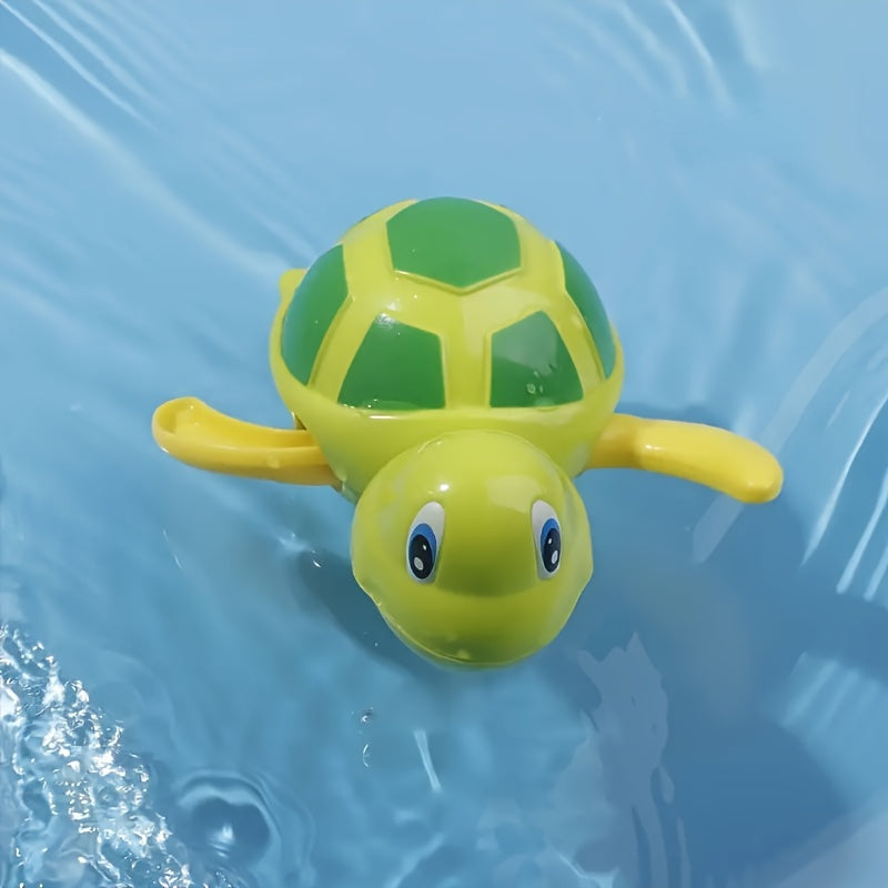 3-piece set,Bath Swimming Turtle Toy for Baby Toddler, Wind Up Chain Bathing Water Toy, Swimming Bathtub Pool Cute Swimming Turtle Toys for Boys Girls.