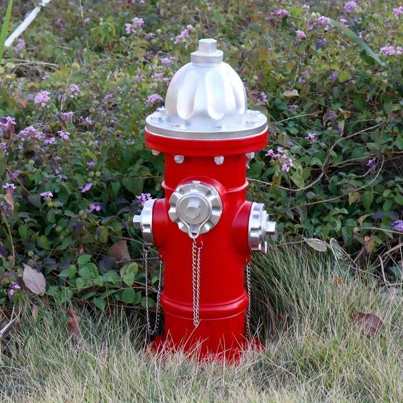 Large Fire Hydrant Resin Dog Urinal, Fire Hydrant Training Dog Toys, Outdoor Lawn Creative Ornament Outdoor Patio Forest Landscape Decoration