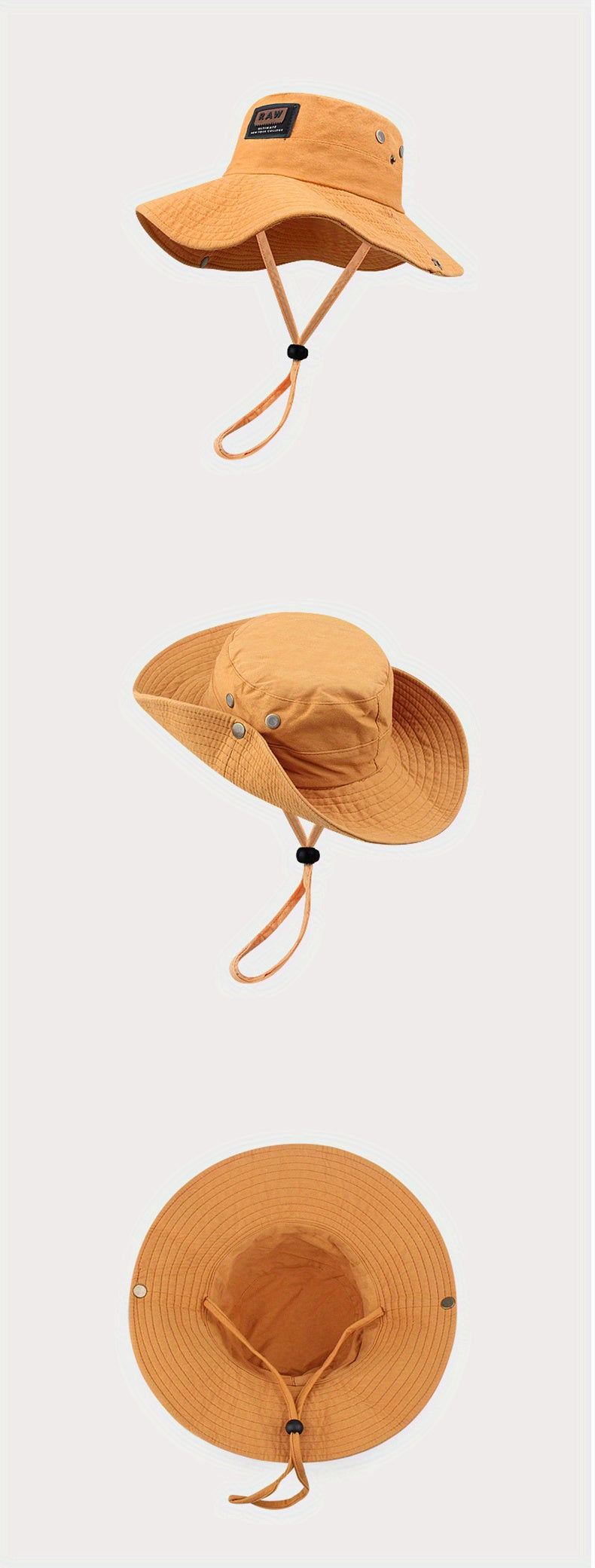 Unisex Soft Bucket Hat - Wide Brim, UV Protection - Quick-Drying & Lightweight - Ideal for Fishing, Hiking, Beach & Sports
