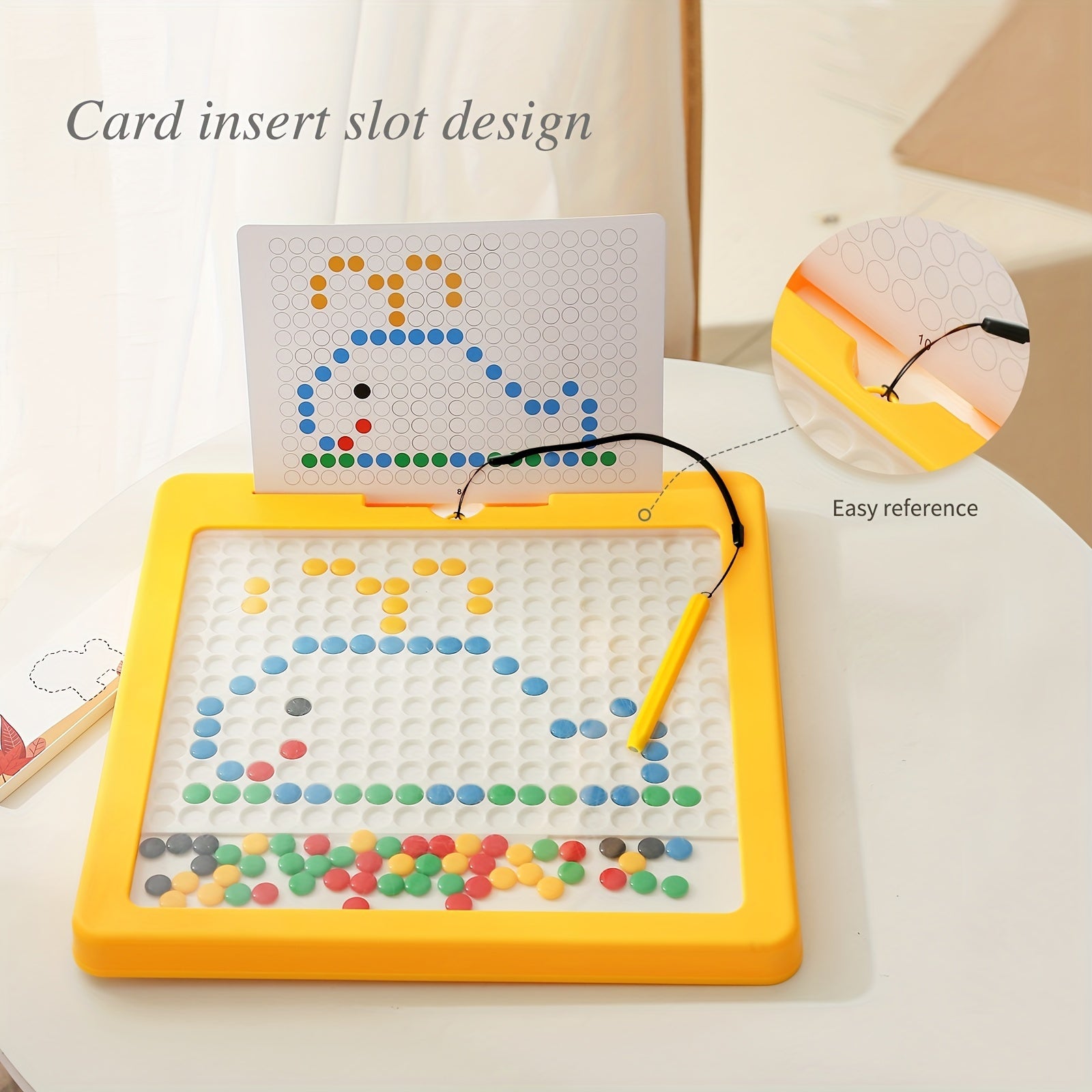 Drawing Board, Cute Pattern On The Double-Sided, Montessori Toys, Improve Picture Colors Recognition Skills