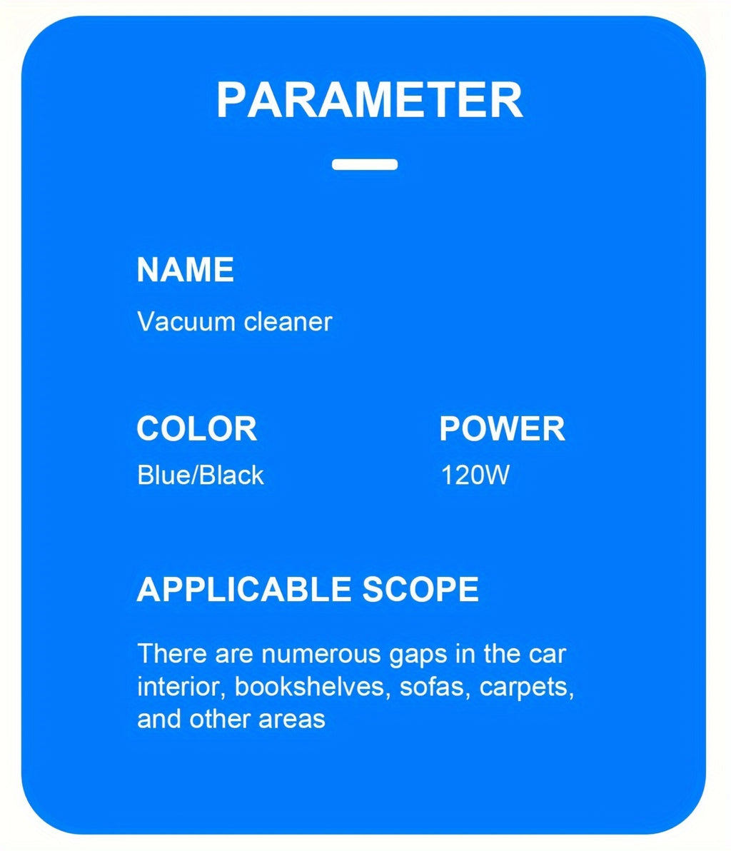 4000mAh High-Power Portable Vacuum Cleaner -USB Rechargeable,