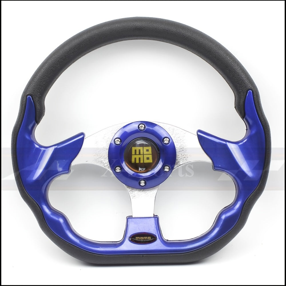 320mm Lightweight Racing Steering Wheel - Durable Aluminum Frame, Soft PU Grip - Universal Fit for Sports Cars