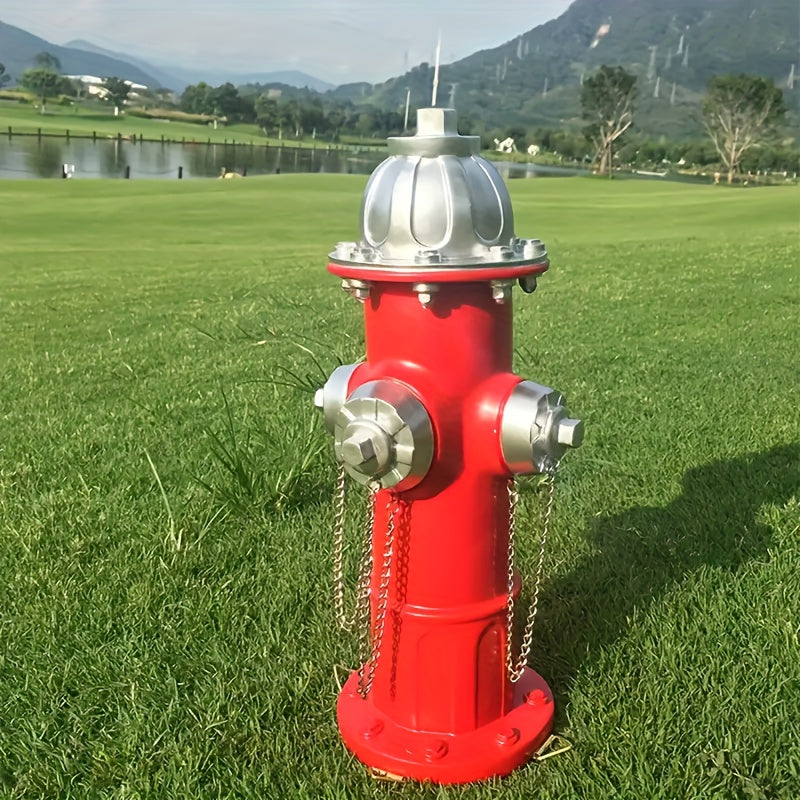 Large Fire Hydrant Resin Dog Urinal, Fire Hydrant Training Dog Toys, Outdoor Lawn Creative Ornament Outdoor Patio Forest Landscape Decoration