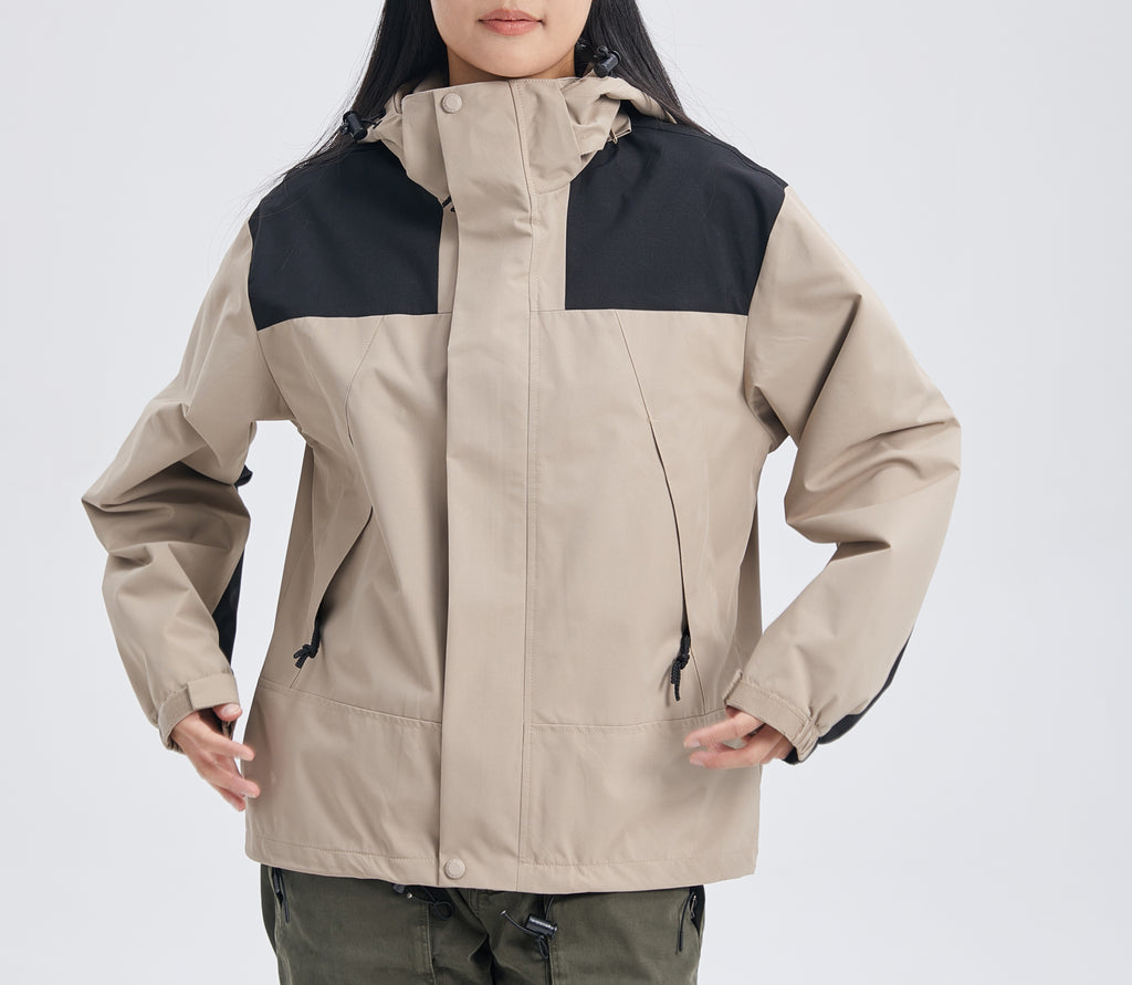 Women's 3-in-1 Outdoor Sports Jacket - Windproof, Waterproof, and Perfect for Mountaineering and Skiing