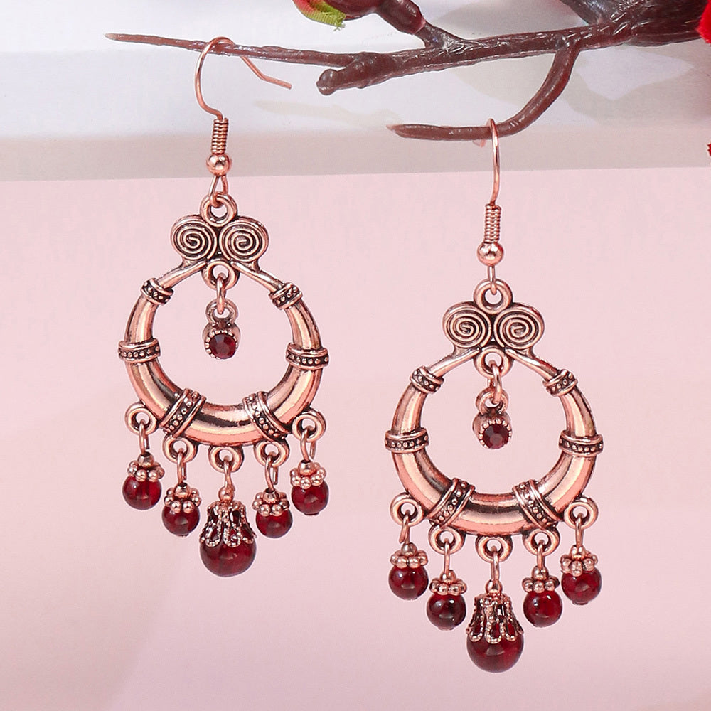 1 Pair/4 Pairs Vintage Style Women's Pendant  Tassel Earrings