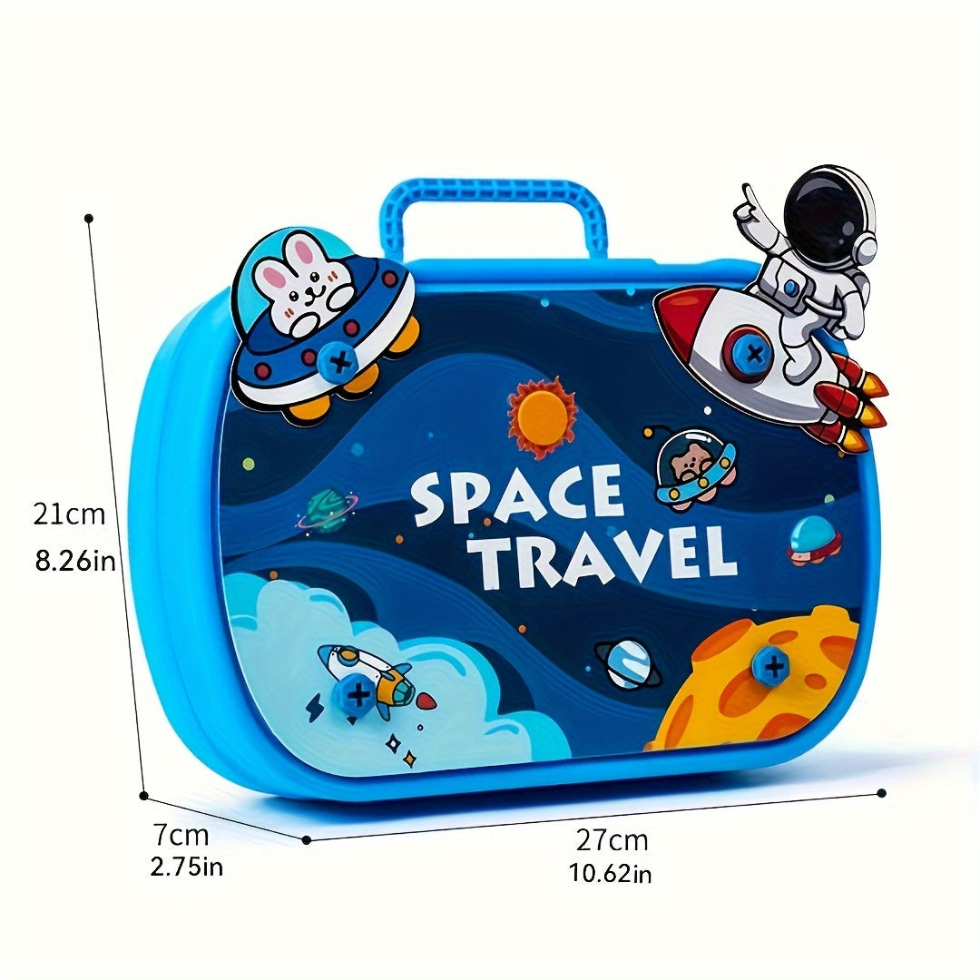 351 pcs Twist Screws To Assemble Toys, Boys Exercise Their Puzzle-solving Skills By Disassembling Electric Drill