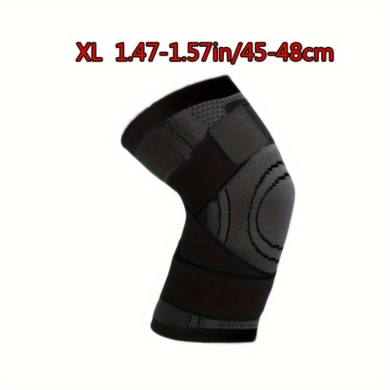 1pc Strap Knee Protector Sports Knee Support Adjustable Compression Breathable Joint Protection Sports Knee Protector Strap Compression Basketball Running