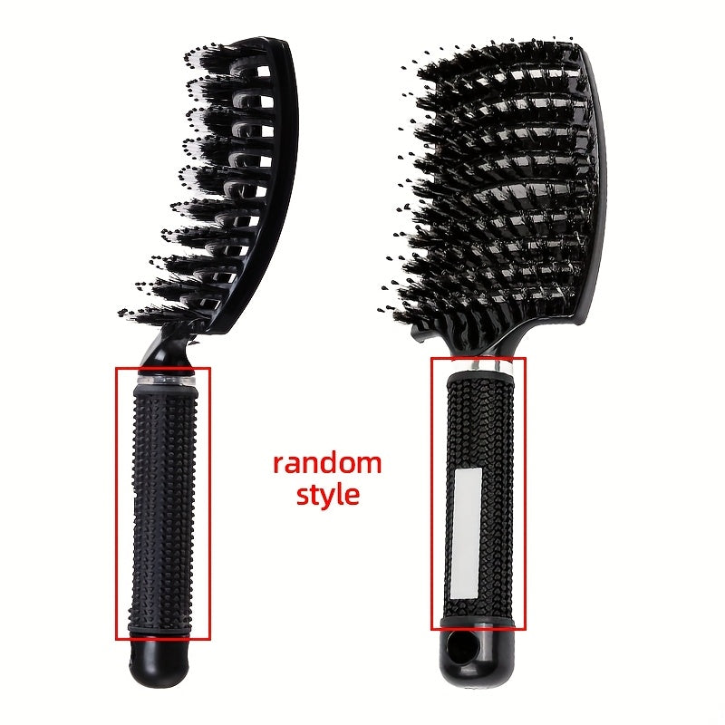 1pc Curved Vented Professional Detangling Hair Brush | Magic Scalp Massage Comb for Women