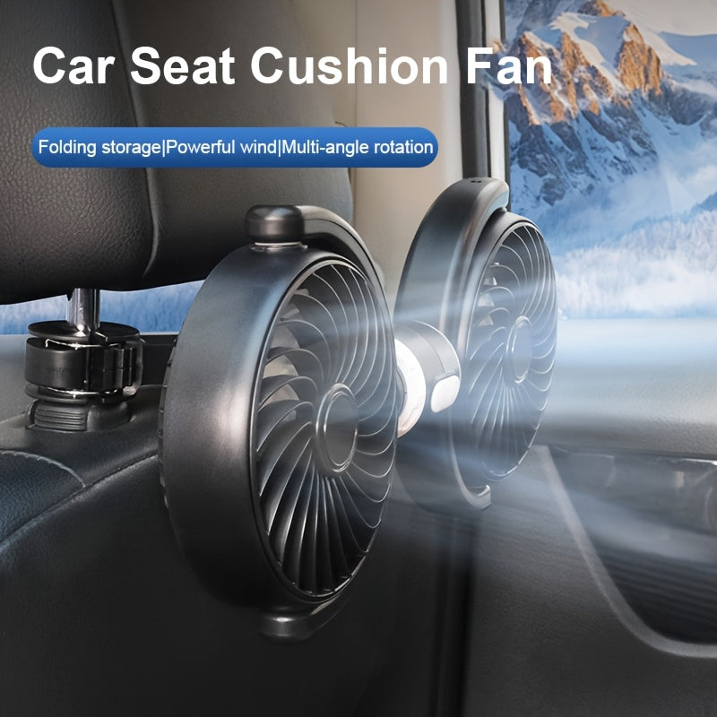 New  Rear Seat Dual-Head , Three Wind Speed Levels, 5-Blade