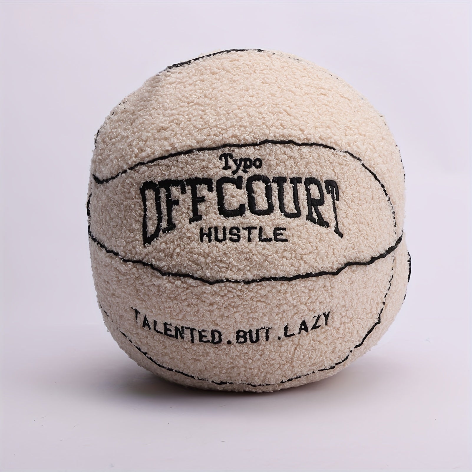6 Styles Adorable Offcourt Basketball Pillow Soft Basketball Stuffed Toys Simulation Basketball Plush Toys Ball Plush Doll Cuddly Ball Pluishies Perfect Gift For Friends Soft Nap Pillow Throw Pillow