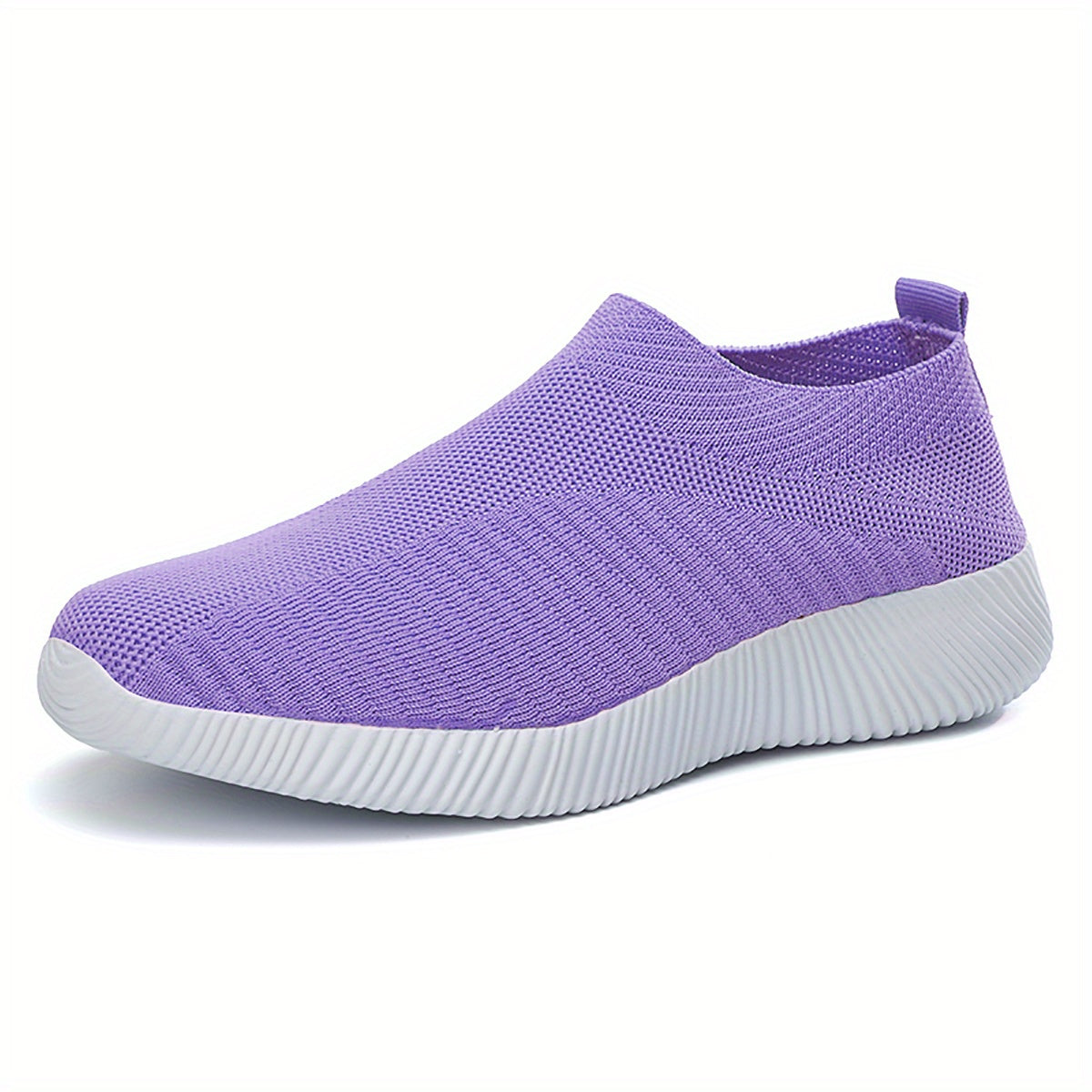 [Slipon Footwear] Women's Lightweight Slip-On Sneakers, Breathable Fabric Upper, EVA Sole, Comfort Insole, Solid Color, Low Top Design for Summer Casual Sports Shoes