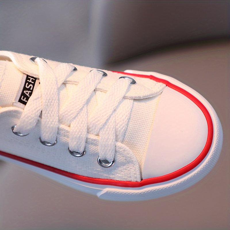 Girls Canvas Sneakers - Ultra-Lightweight & Super Comfortable - Anti-Slip Walking Shoes for Spring & Summer Adventures - Ideal for Outdoor Play