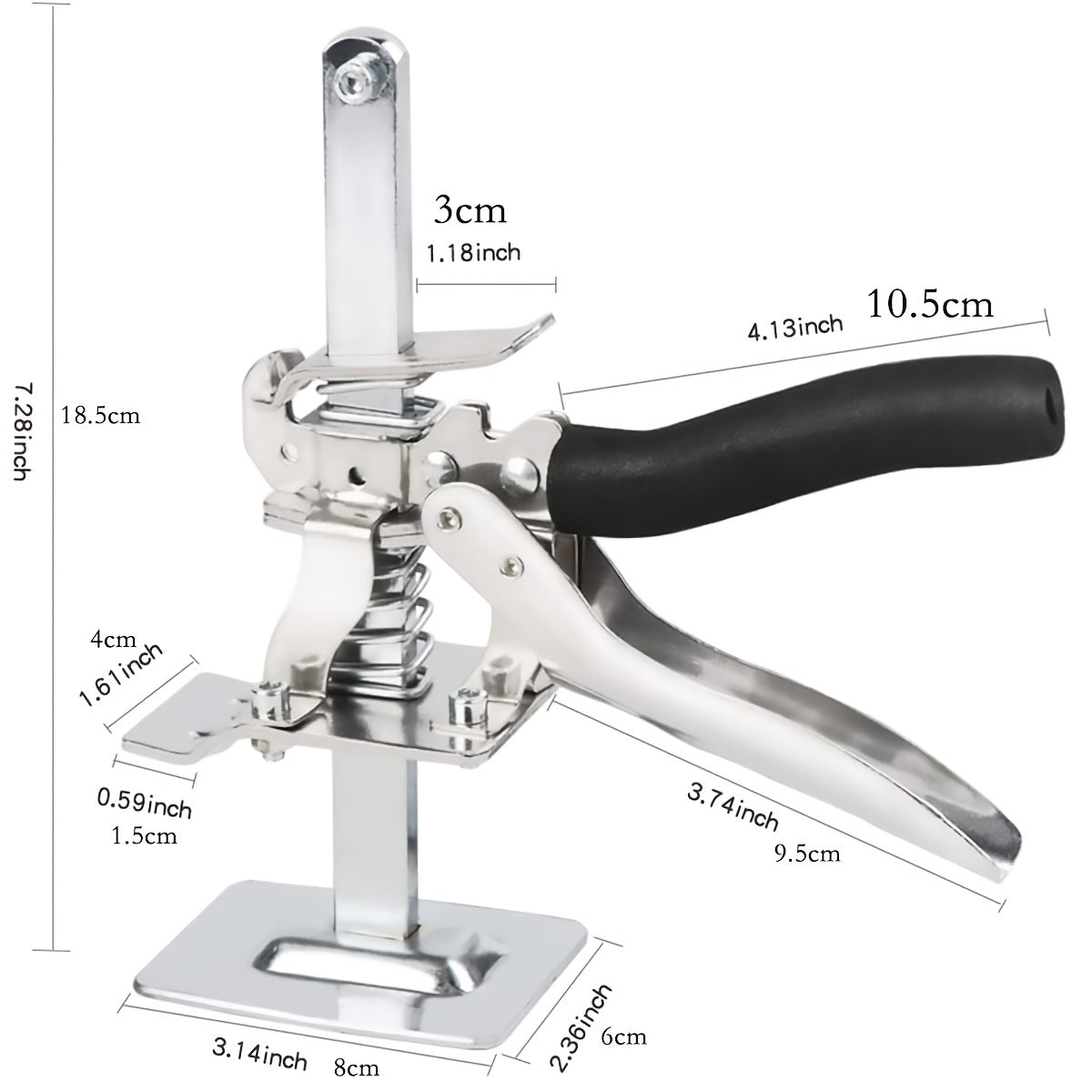 1pc/2pcs Arm Tool Lift Labor Saving Arm, Wall Tile Locator, Multi-Function Height Adjustment Lifting Device, Door Panel Lifting Cabinet Jack Board Lifter, Men's Labor-Saving Tool