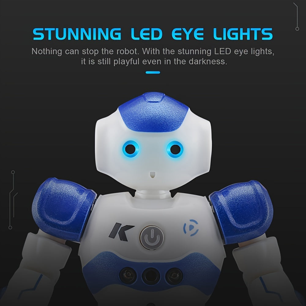 RC Robot Toys for Kids, Remote Control Robot Toys with Gesture & Sensing Programmable Dancing, Walking, Singing, Rechargeable Intelligent Robot, for 8 Age+ Year Old Birthday