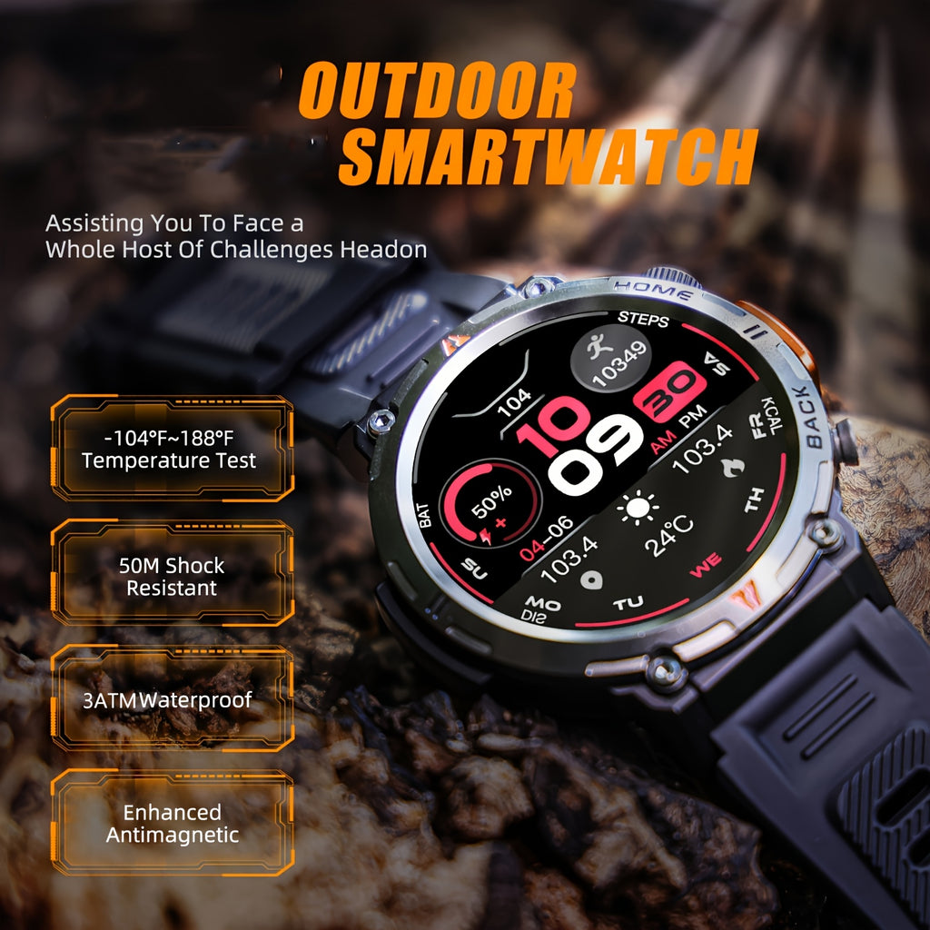 [JELLOO Smart Watch] JELLOO Sports Smart Watch | 1.45" HD Screen, Wireless Calling Function