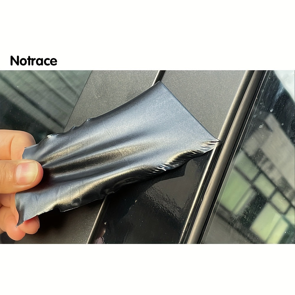 High Gloss Black Vinyl Car Wrap Roll with Free Squeegee, 19.69x78.74 inch PVC Film for Engine Hood & Motorcycle Paint Protection, Scratch-Resistant Automotive Vinyl Wrap for Various Models