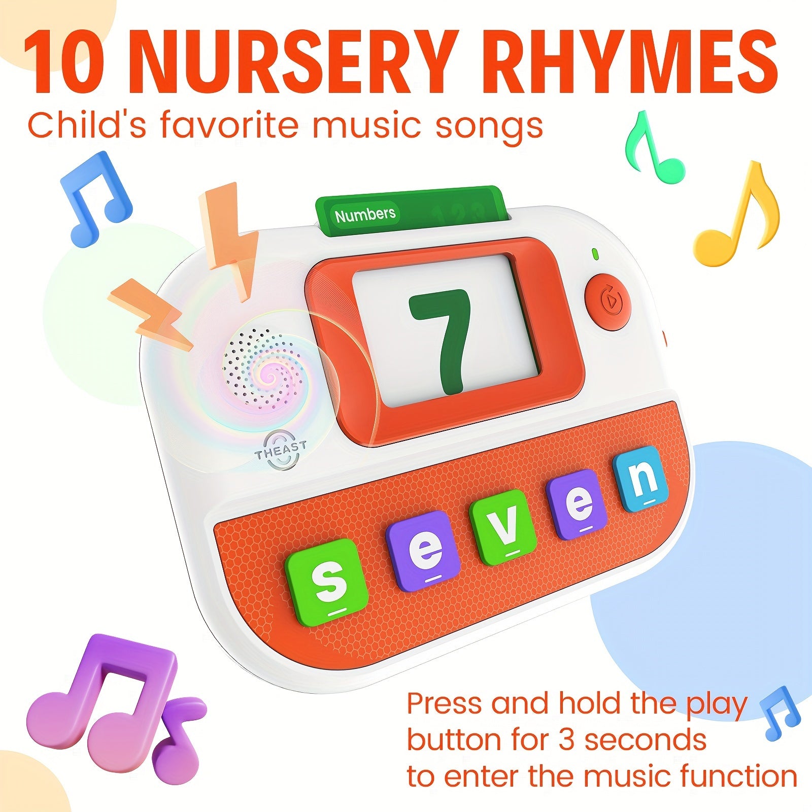 Learning Educational Toys for Kids 1st 2nd Grades, Talking Flash Cards with 176 Sight Words, Alphabet Spelling Games, Speech Therapy Materials, Holiday Birthday Gifts Christmas Halloween Gift