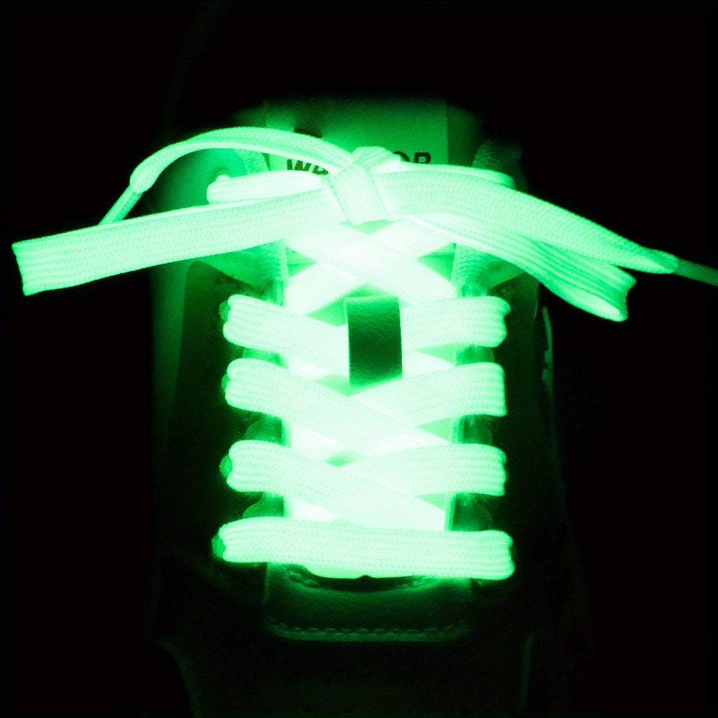 Enhanced Visibility Reflective Luminous Shoelaces for Sneakers & Sports Shoes - Night Running Accessories