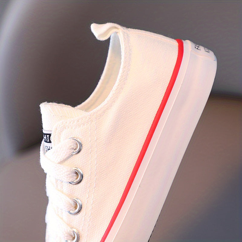 Girls Canvas Sneakers - Ultra-Lightweight & Super Comfortable - Anti-Slip Walking Shoes for Spring & Summer Adventures - Ideal for Outdoor Play