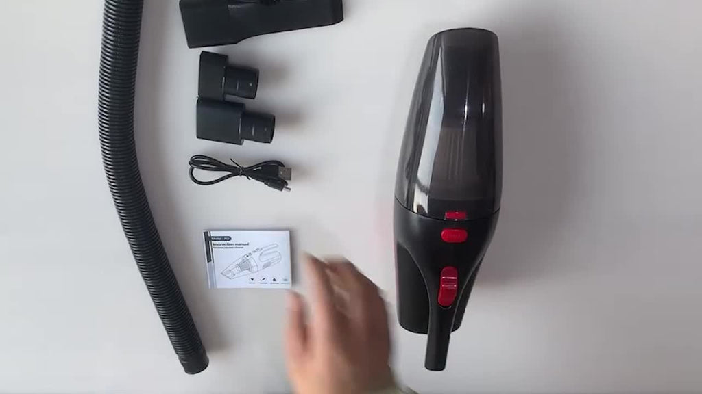 7-piece High-power Wireless Vacuum Cleaner, High-power Household And Car Dual-use Vacuum Cleaner, Dust Removal And Cleaning Interior, Strong Suction