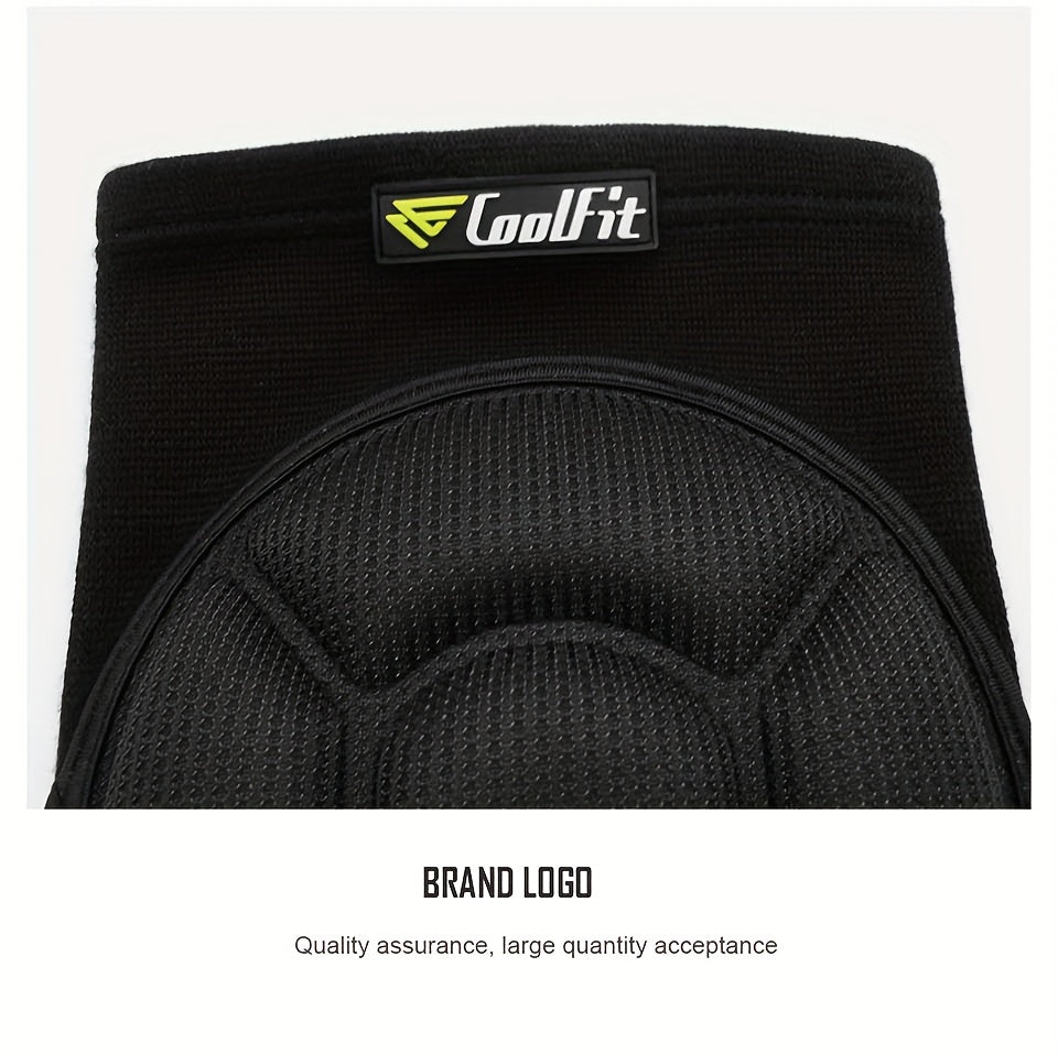 2-Pack Coolfit Thickened Sports Knee Pads for Dance and Streetwear