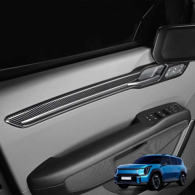 LHD ABS Inner Door Handle Bowl Panel Cover Trim for Kia EV9 2024-2025