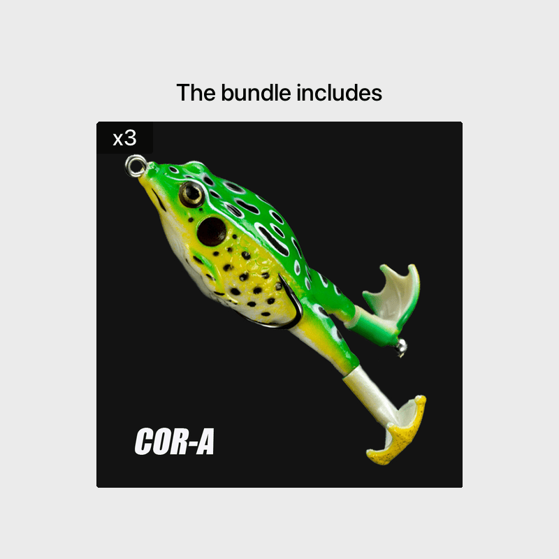 1pc ANFS Frog Leg Lure Fishing Reel - Soft Artificial Fish Bait