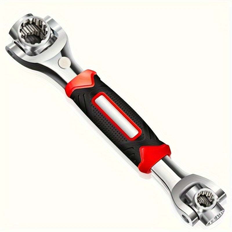 52-in-1 Adjustable Socket Wrench Set, Carbon Steel Multi-Functional Spanner,