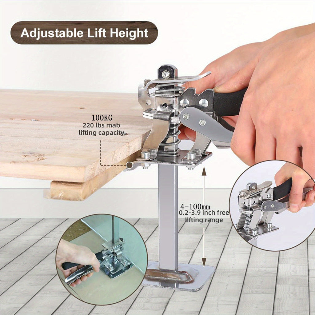 1pc/2pcs Arm Tool Lift Labor Saving Arm, Wall Tile Locator, Multi-Function Height Adjustment Lifting Device, Door Panel Lifting Cabinet Jack Board Lifter, Men's Labor-Saving Tool