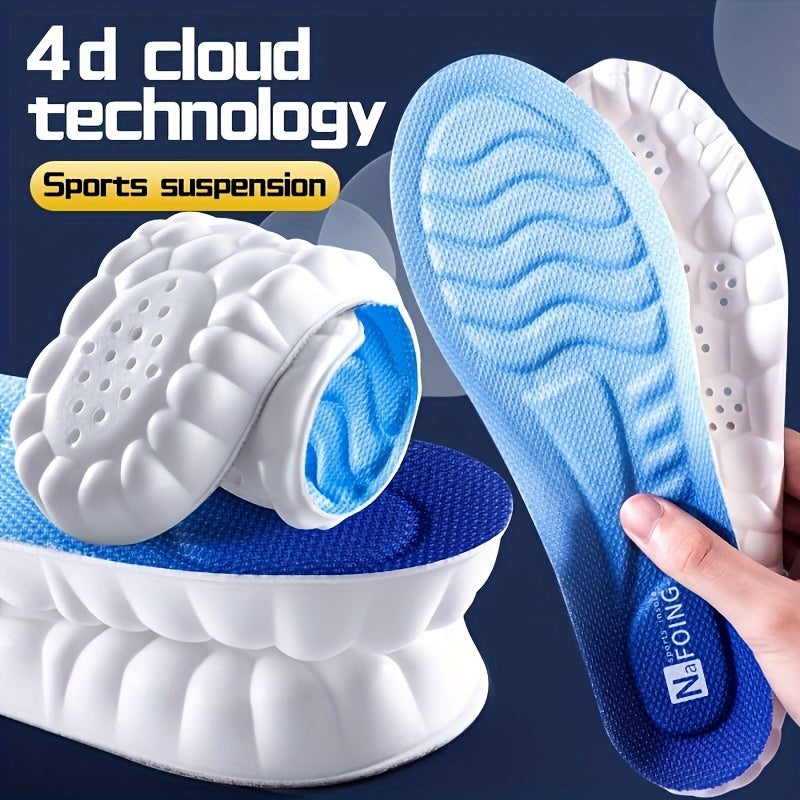 4D Sport Insoles Soft Breathable High-running shoes