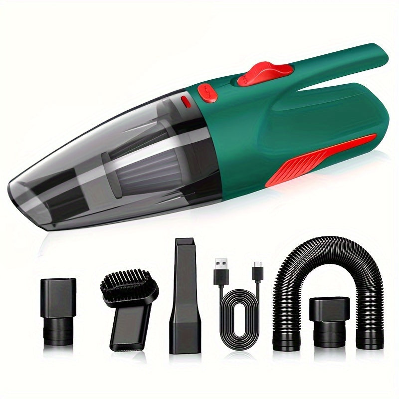 7-piece High-power Wireless Vacuum Cleaner, High-power Household And Car Dual-use Vacuum Cleaner, Dust Removal And Cleaning Interior, Strong Suction