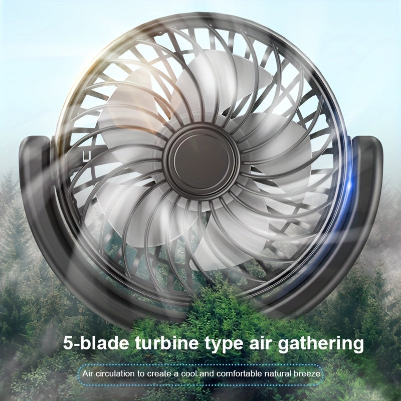 New  Rear Seat Dual-Head , Three Wind Speed Levels, 5-Blade