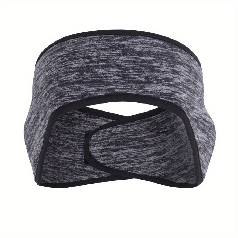 Winter Fleece Headband, Sport Earmuffs, Windproof Stretchy Ear Covers,