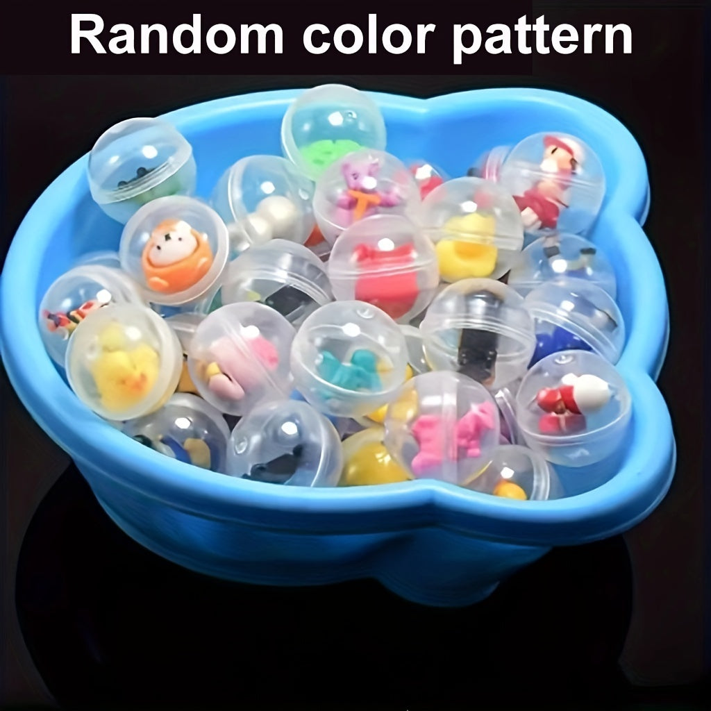 20pcs Novelty Relax Toy Set - Fun Mixed Surprise Eggs, Capsule Toys & Puppet Models - Perfect for Birthday Gifts, Christmas & Halloween Party Favors