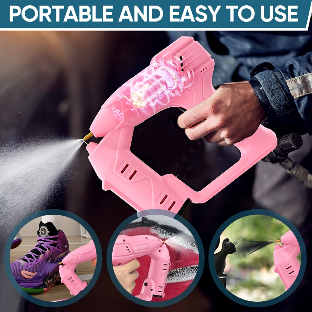 11 Inch Electric Paint Spray Gun, Handheld High Power Portable Cordless Paint Spray Guns